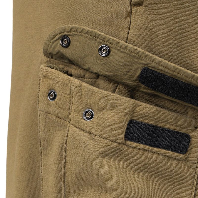 stone island fleece pants khaki 825238