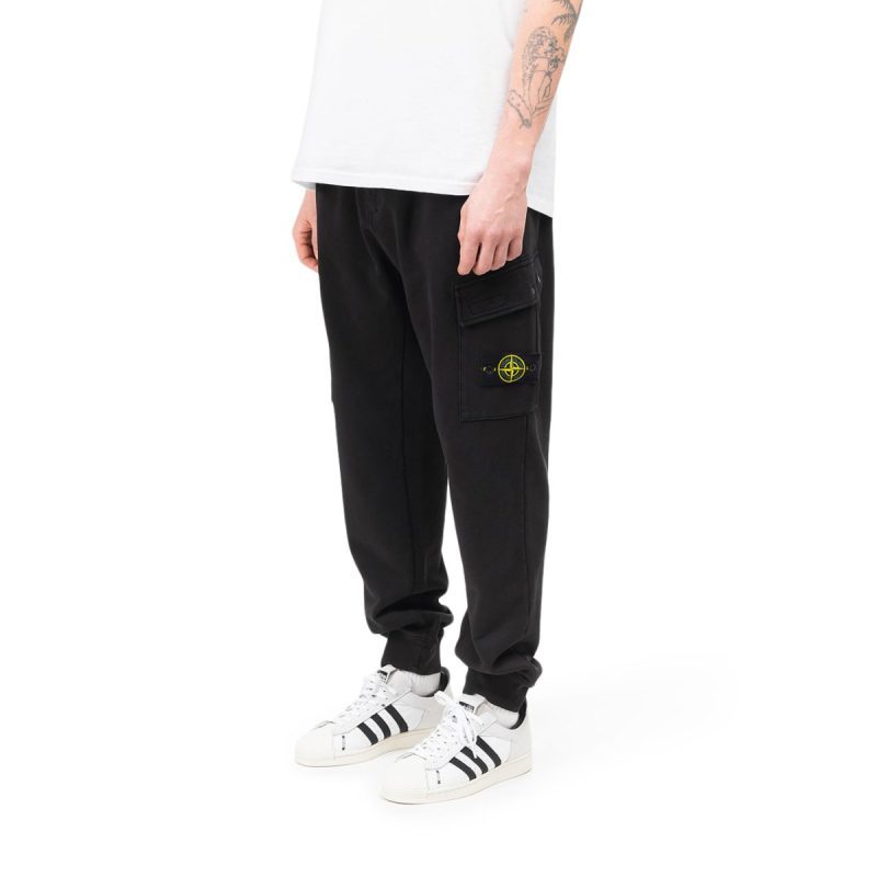 stone island fleece pants schwarz 928093