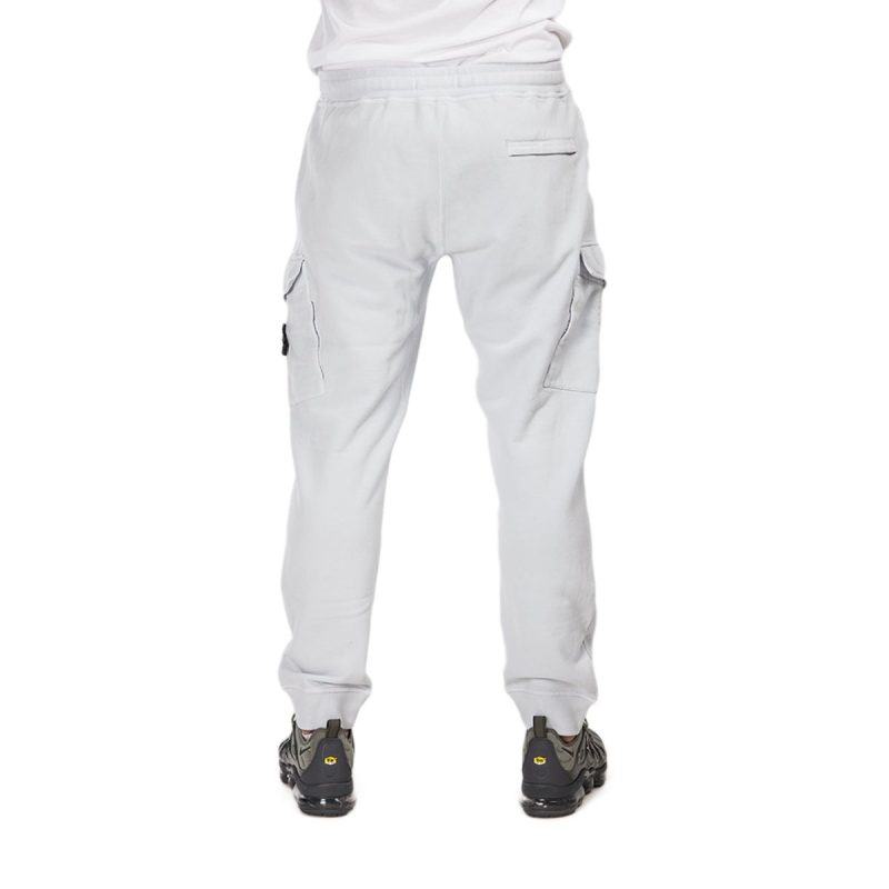 stone island fleece pants weiss 343303