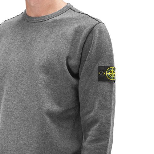 stone island fleece sweat shirt anthrazit 821278