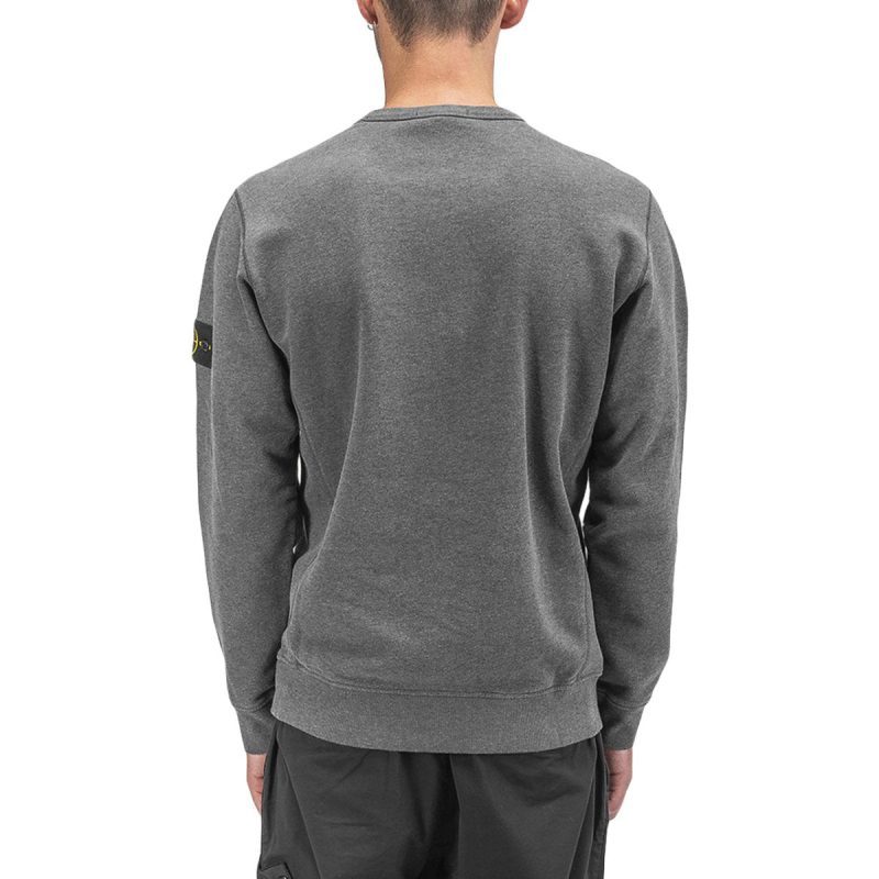 stone island fleece sweat shirt anthrazit 908925