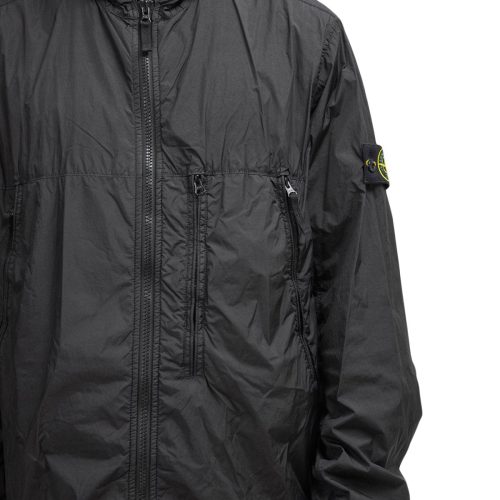 stone island garment dyed crinkle isolante jacket schwarz 524233