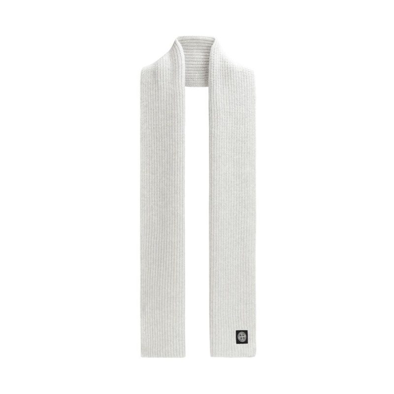 stone island geelong wool scarf grau 259038