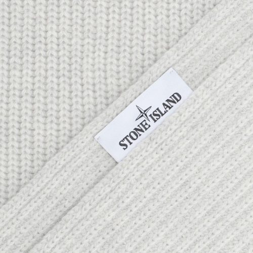 stone island geelong wool scarf grau 314840