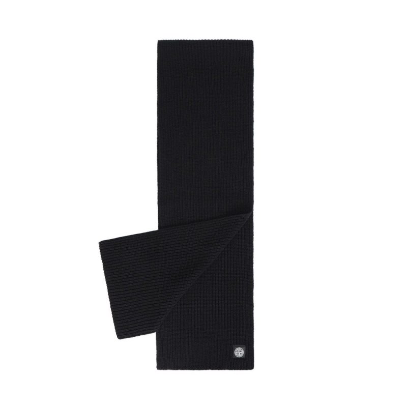 stone island geelong wool scarf schwarz 981805