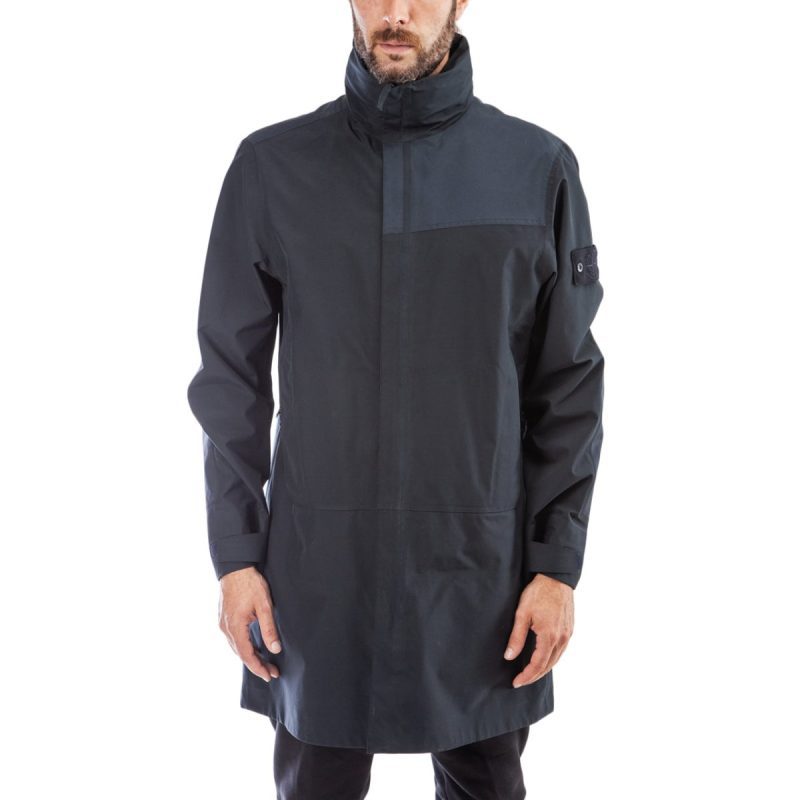 stone island ghost coat navy 313781