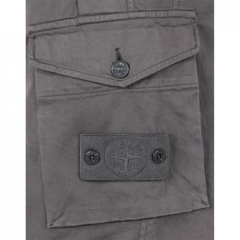 stone island ghost piece 5 pockets pants anthrazite 595116