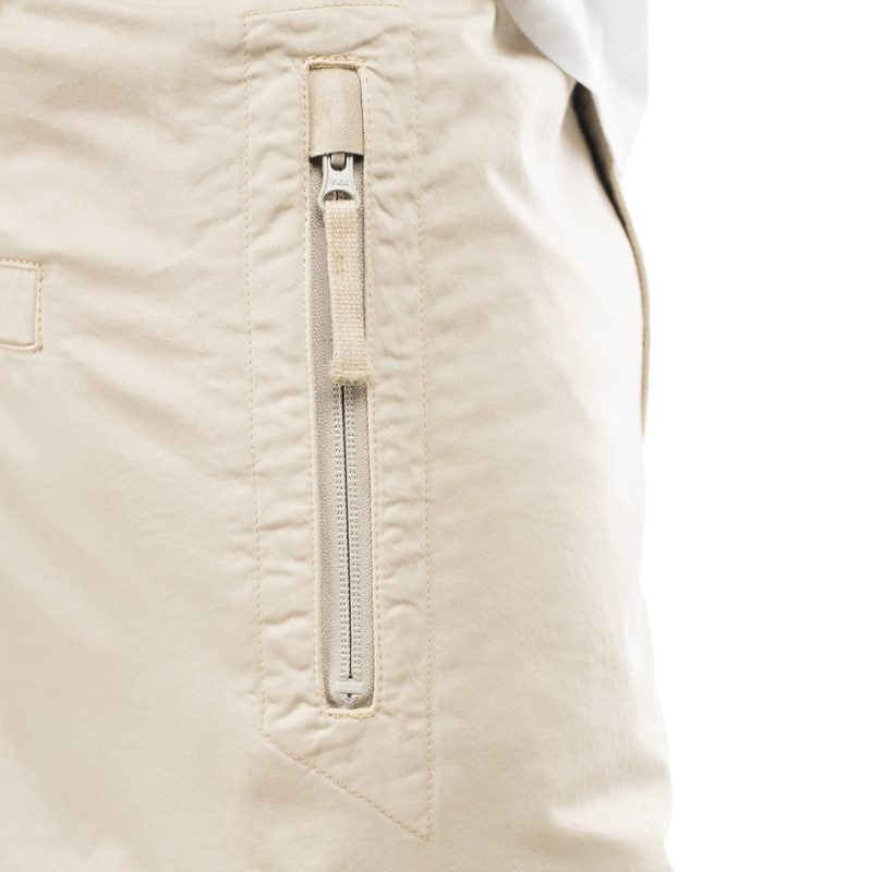 stone island ghost piece bermuda shorts beige 160193