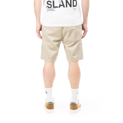 stone island ghost piece bermuda shorts beige 287022