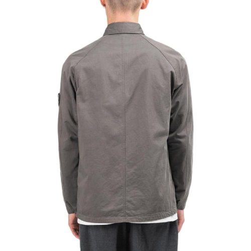 stone island ghost piece overshirt anthrazit 466415