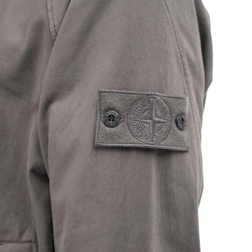 stone island ghost piece overshirt anthrazit 861839