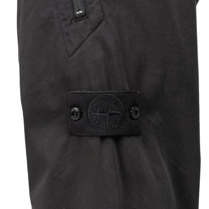 stone island ghost piece stretch cotton pants schwarz 596368