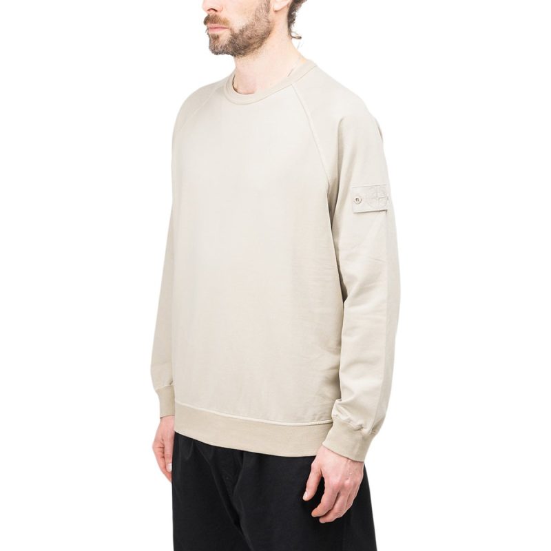 stone island ghost piece sweatshirt beige 145453