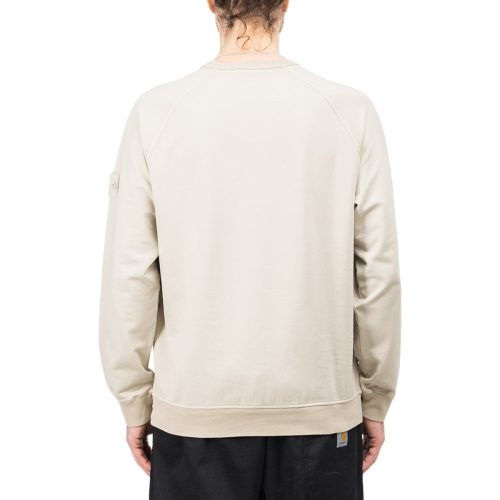 stone island ghost piece sweatshirt beige 470796