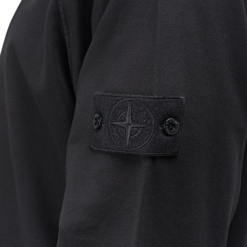 stone island ghost piece sweatshirt schwarz 849256