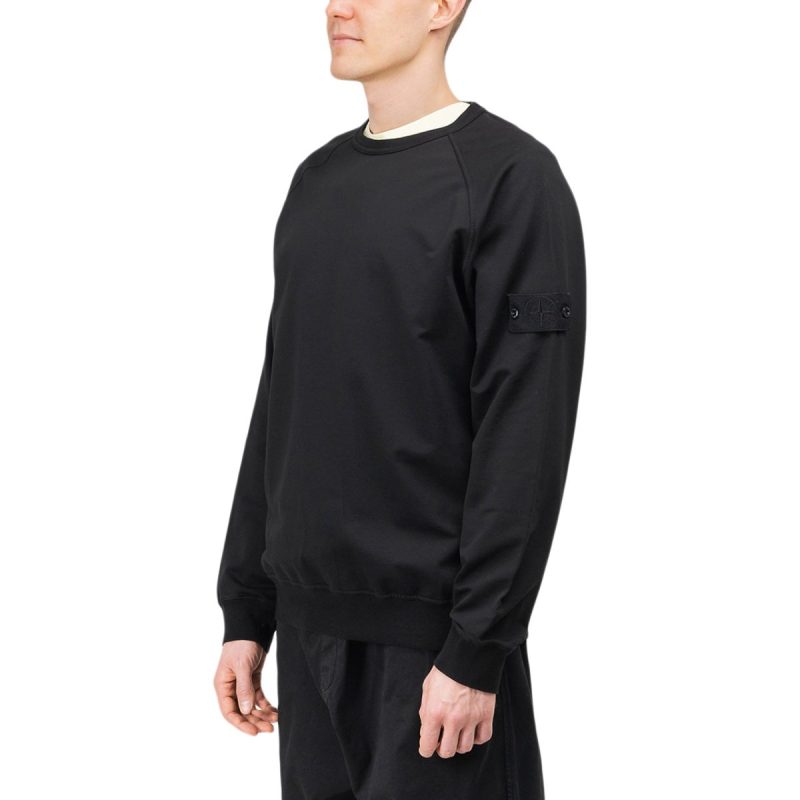 stone island ghost piece sweatshirt schwarz 858708