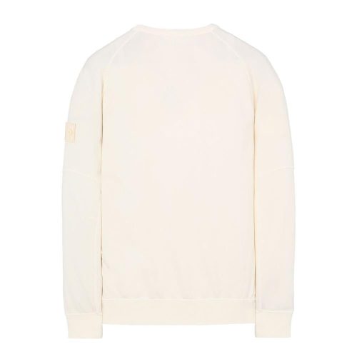 stone island ghost piece sweatshirt weiss 314794