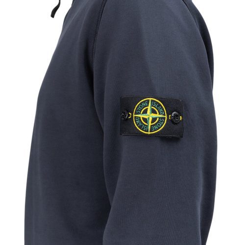 stone island half zip sweatshirt navy 883994