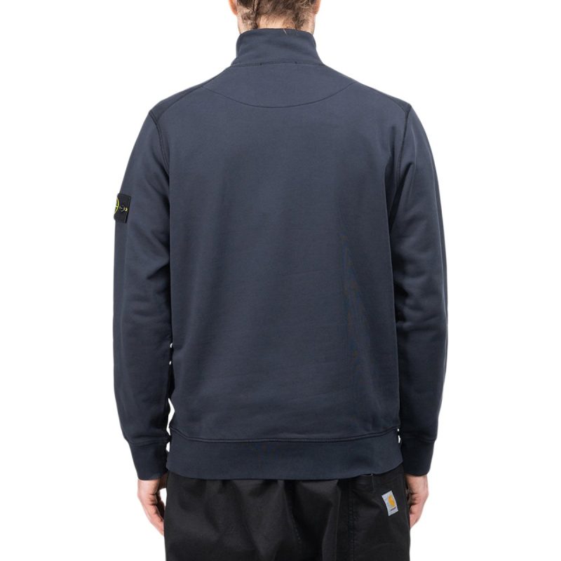 stone island half zip sweatshirt navy 899665