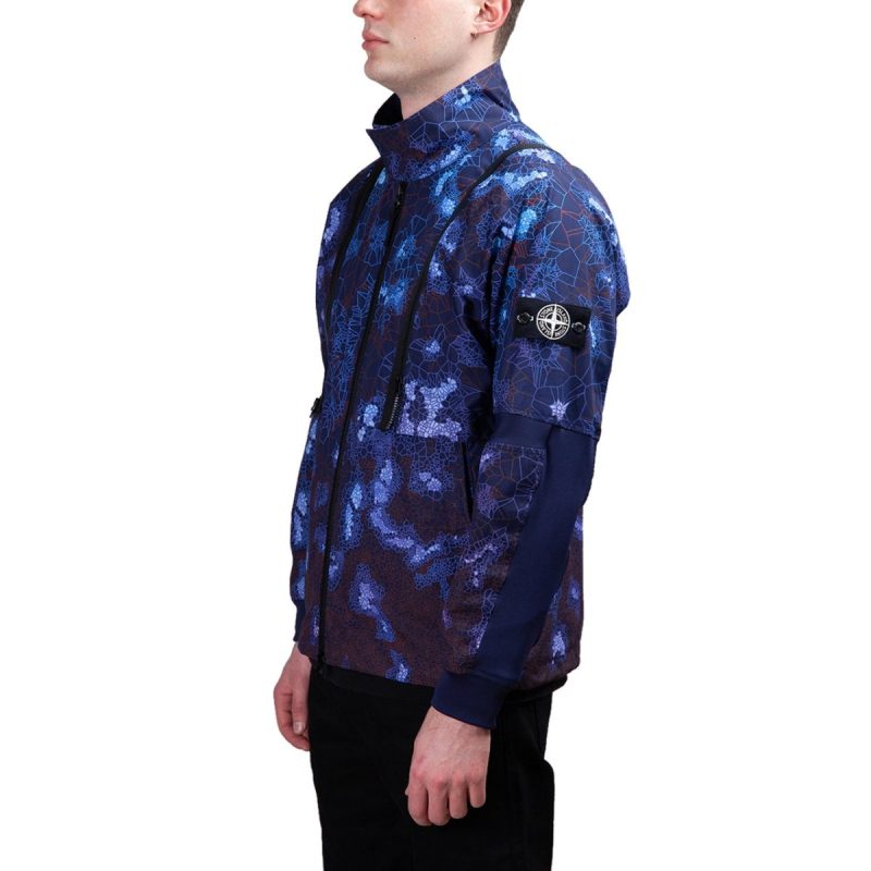 stone island heat reactive wind jacket lila 478976