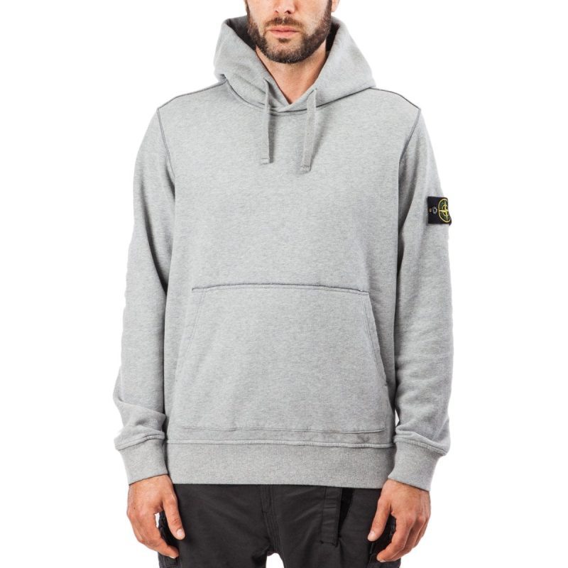 stone island hooded sweater hellgrau 381274