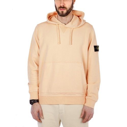 stone island hooded sweater lachs 912978