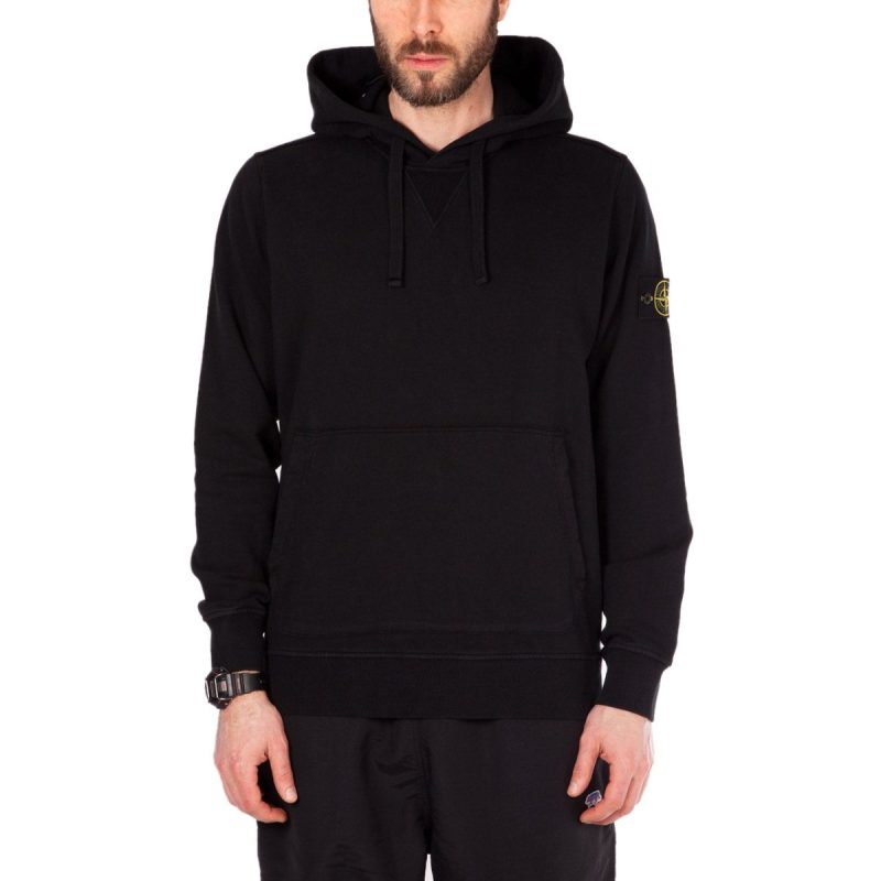 stone island hooded sweater schwarz 761761