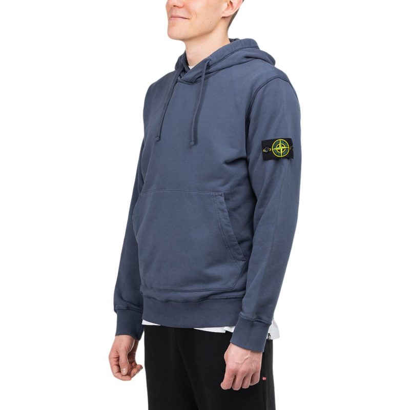 stone island hoodie blau 672643