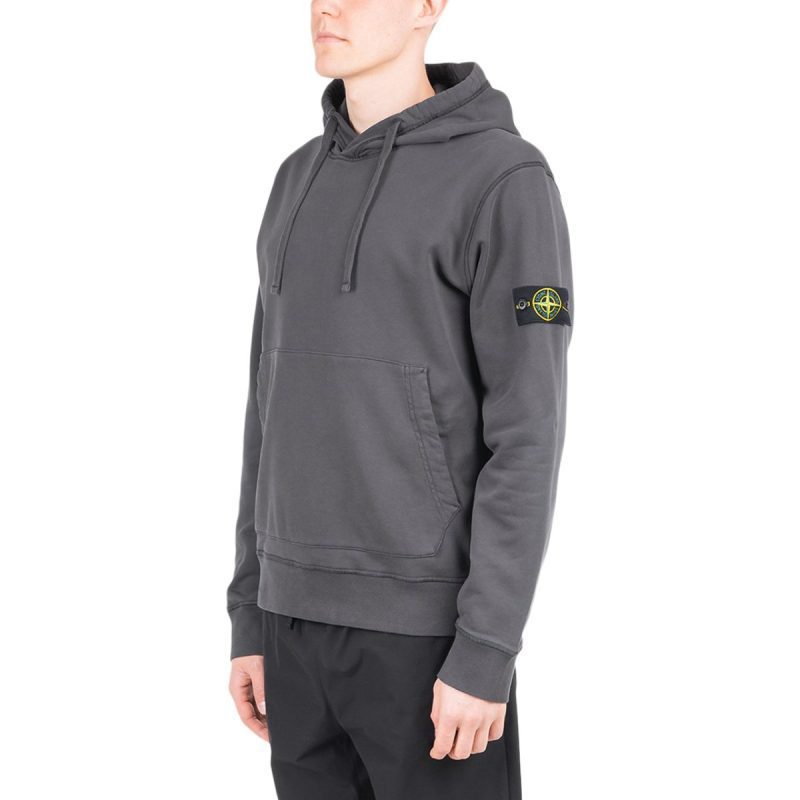 stone island hoodie dunkelgrau 256297