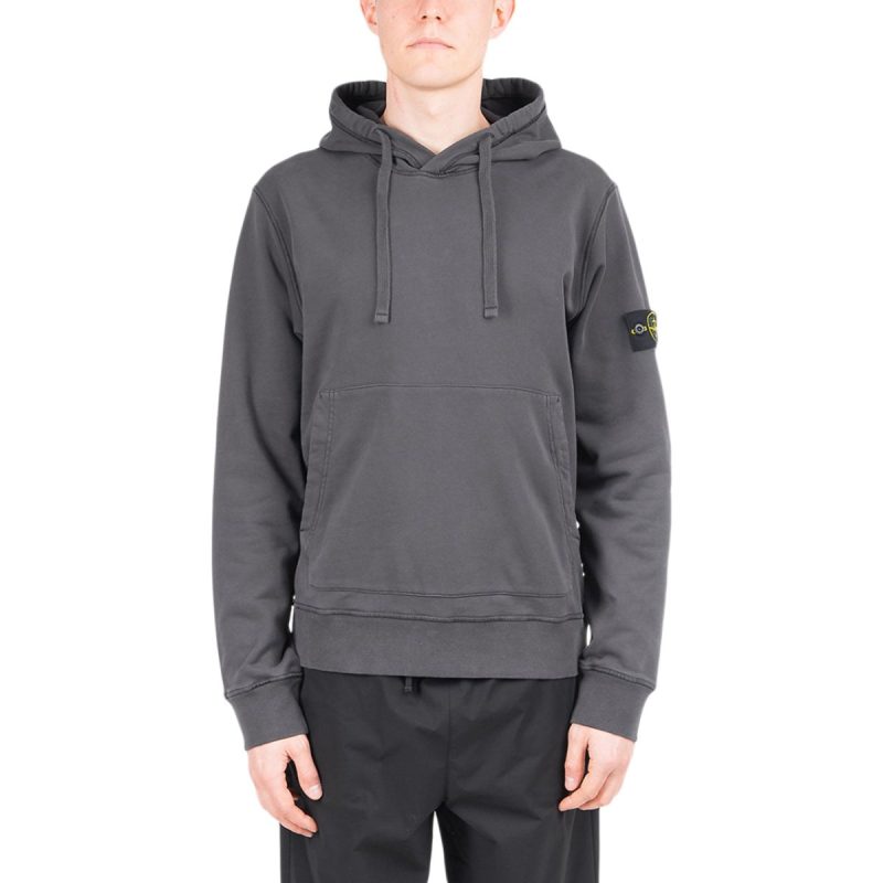 stone island hoodie dunkelgrau 595500