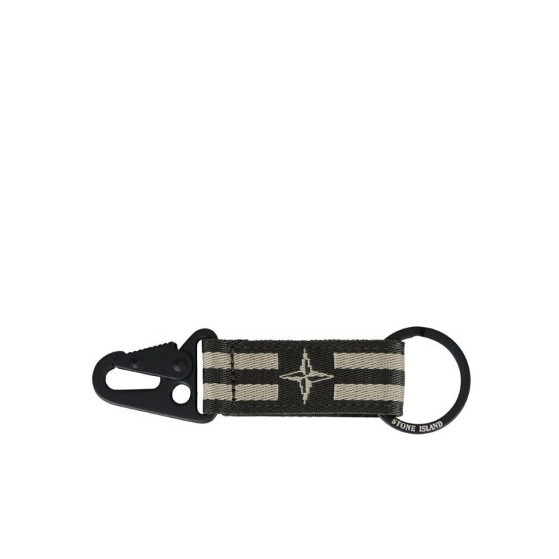 stone island keyring olive 291452