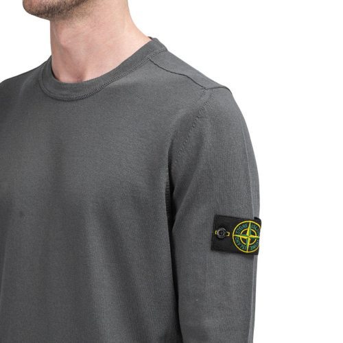 stone island knit pullover anthrazit 122670