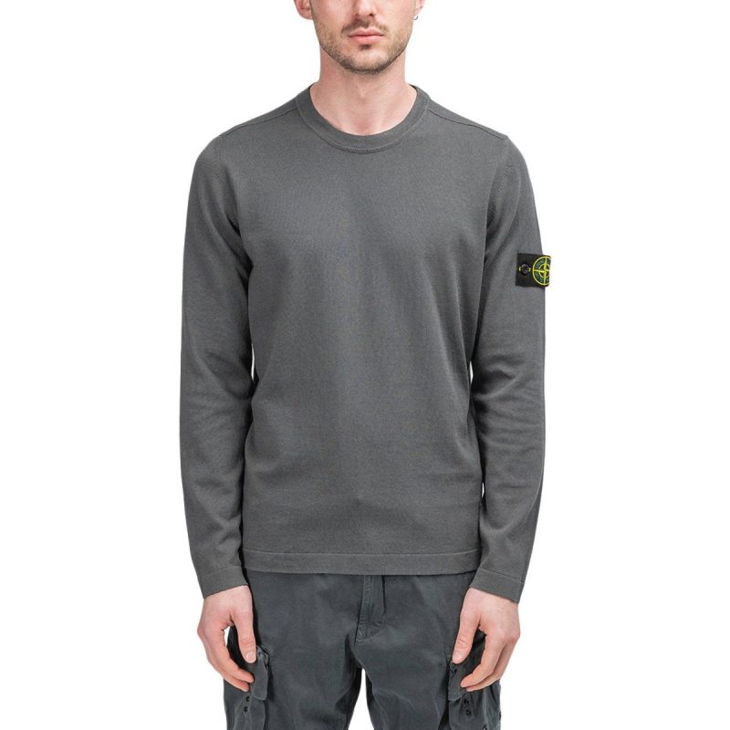 stone island knit pullover anthrazit 406837