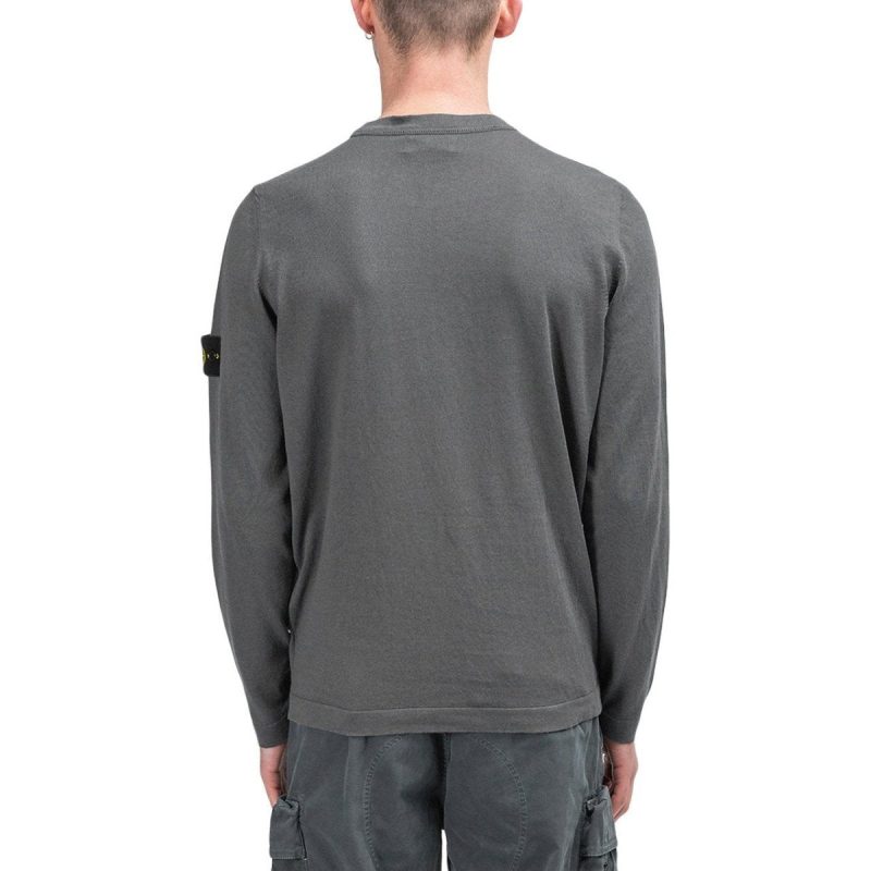 stone island knit pullover anthrazit 800776