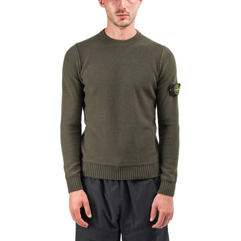 stone island knit pullover dunkelgrun 457663