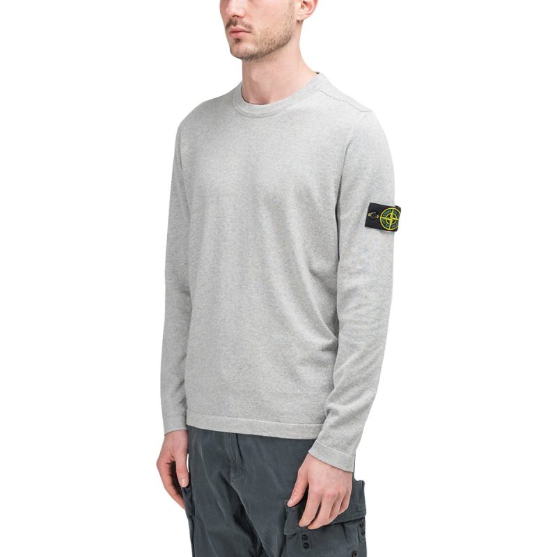 stone island knit pullover hellgrau 103533