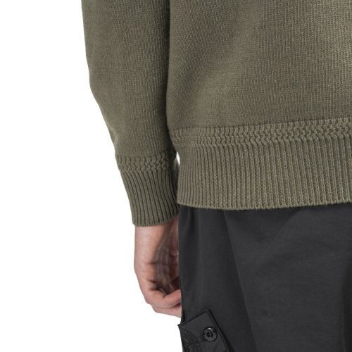 stone island knitted pullover olive 555342