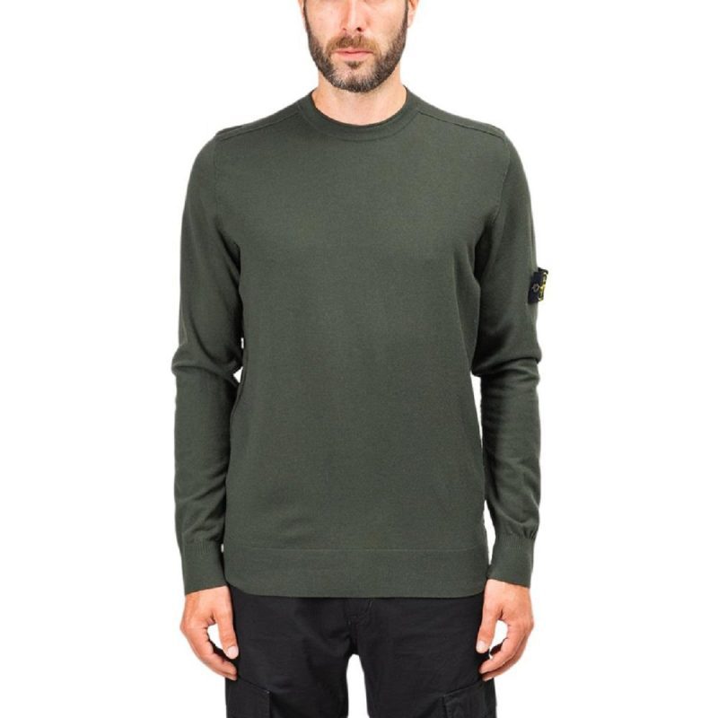 stone island knitted sweater dunkelgrun 903577