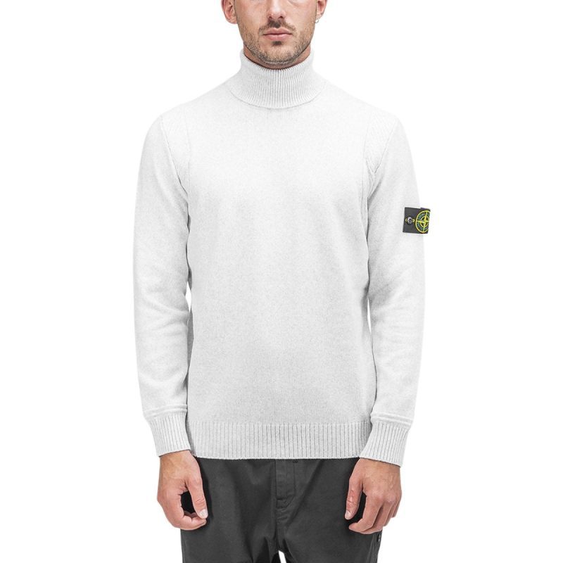 stone island knitted turtleneck hellgrau 361669