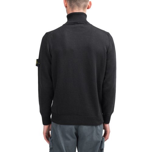 stone island knitted turtleneck schwarz 270976