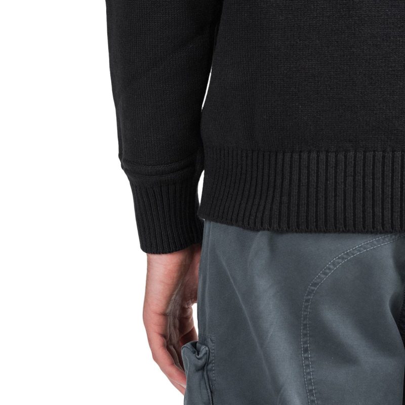 stone island knitted turtleneck schwarz 630956