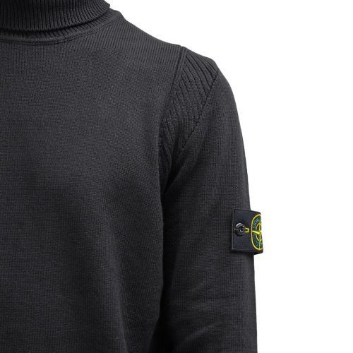 stone island knitted turtleneck schwarz 726389