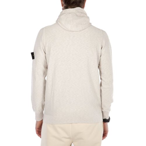 stone island knitwear hooded jacket altweiss 341528