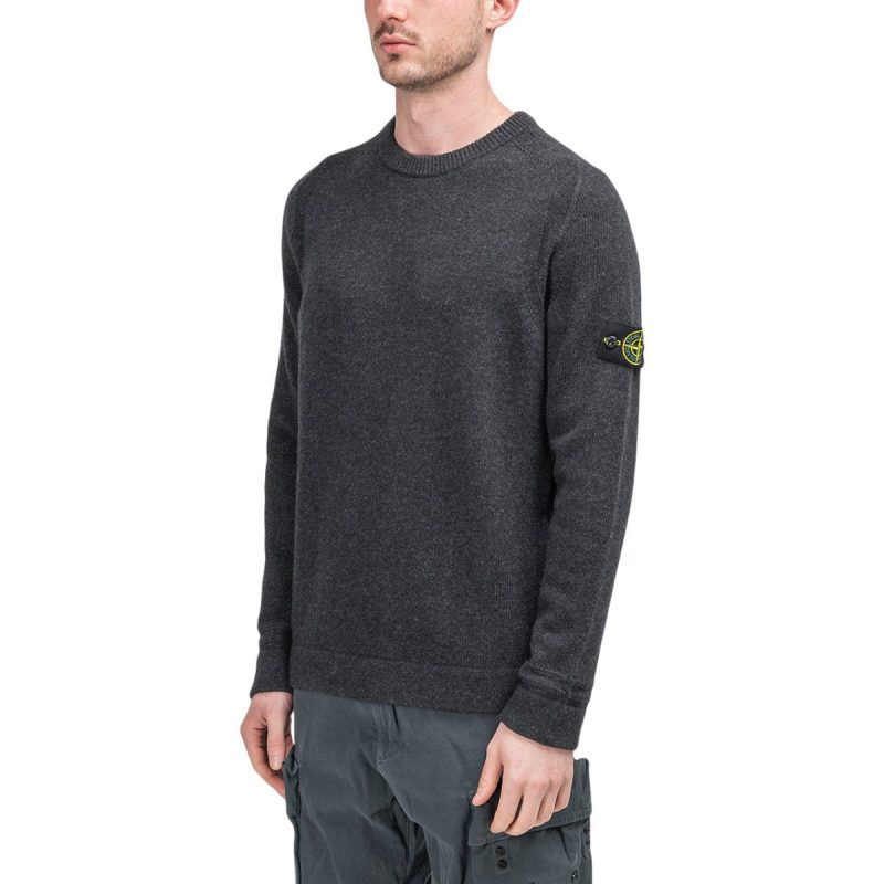 stone island knitwear sweat shirt grau 285213