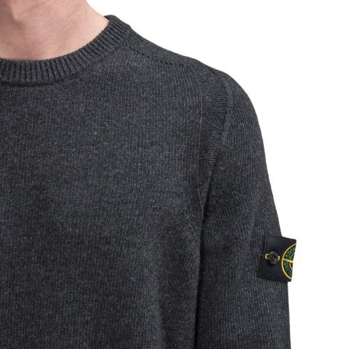 stone island knitwear sweat shirt grau 939174