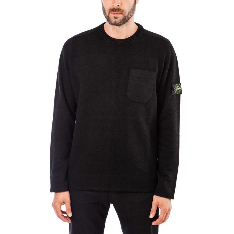 stone island knitwear sweat shirt schwarz 979666