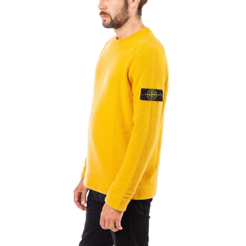 stone island knitwear sweat shirt senfgelb 684345