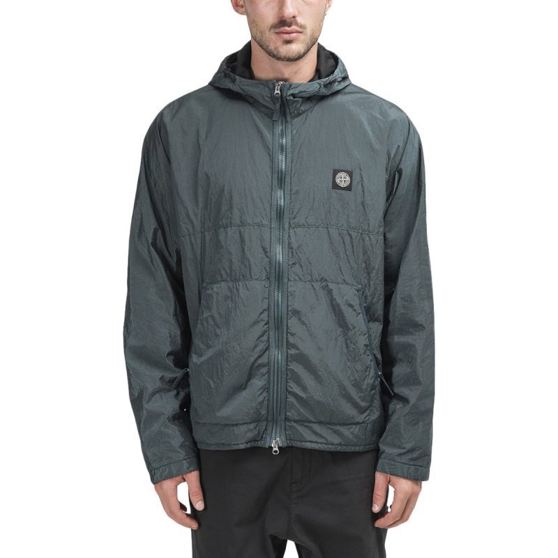 stone island light overcoat dunkelgrun 953658