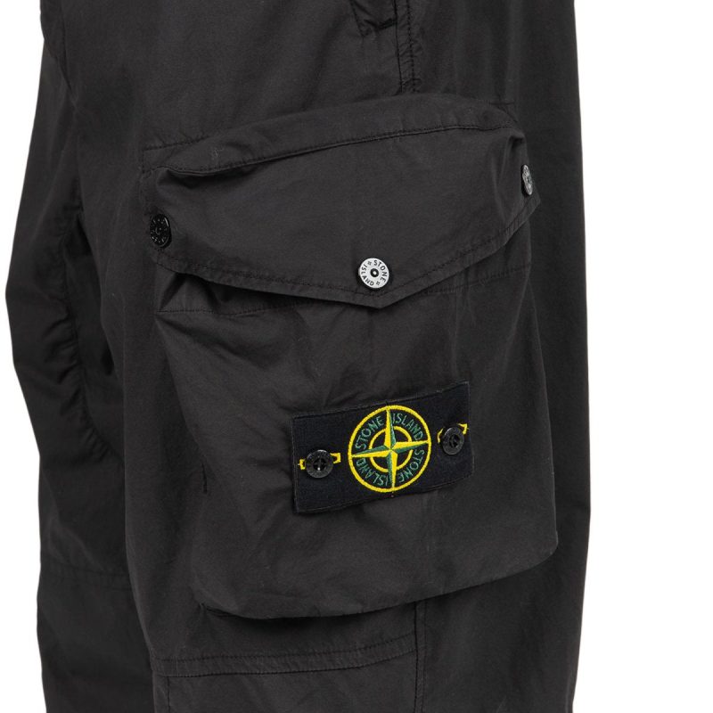 stone island lightweight cargo pants schwarz 404292