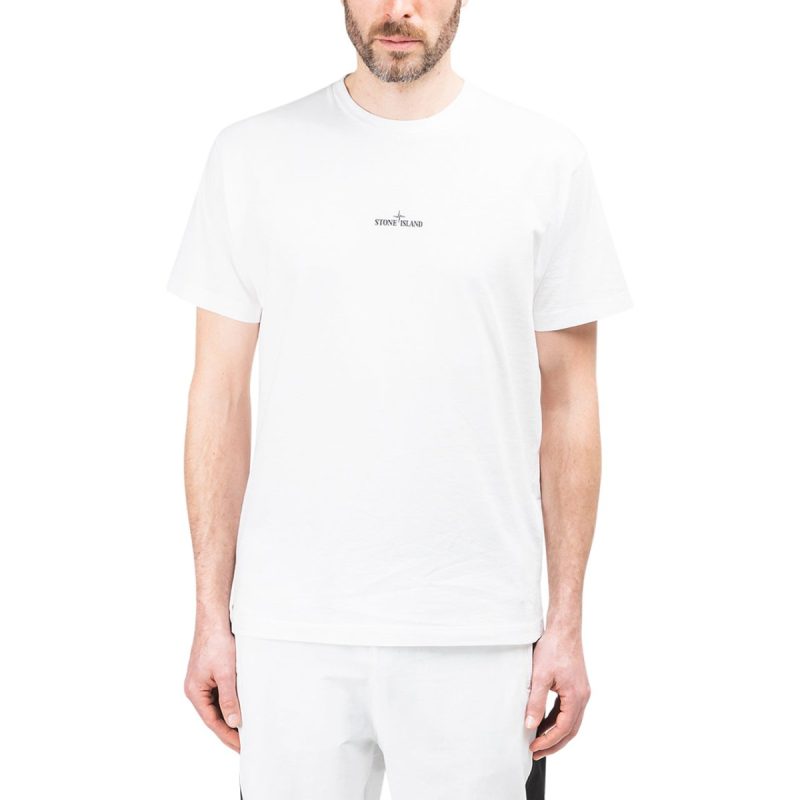 stone island marble three t shirt weiss 719430